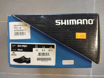 Cyklo SPD boty tretry na kolo Shimano vel. 42 – 26,5 cm - 4