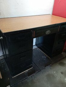 Starožitný stůl - ručně vyrobený- dřevo - 4