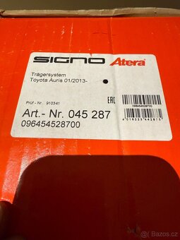 Toyota Auris 2018, alu střešní nosiče Atera - 4