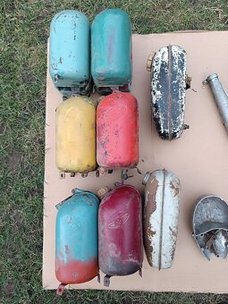 Nádrž Jawa 550,555,stadion,víko,výfuk,kříž,filtrbox,airbox - 4