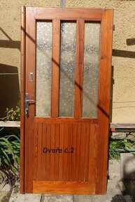 Dveře, dřevo masiv 90P - 4