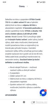 Motorová sekačka Stiga 753S - 4