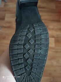 Kozačky jemná kůže vel. 4 a 1/2 Zn. Ara - 4