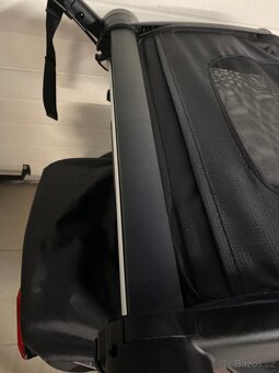 🖤🤍 NOVY Thule Chariot Sport all black + 3 sety 🤍🖤 - 4