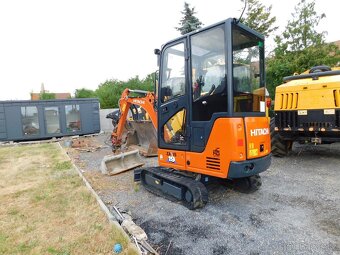 Mini bagr HITACHI ZX 19, 2022,Hydraulická svahovka TOP stav - 4