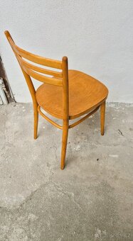 Retro židle Ton s novým lakem (č.48) - 4