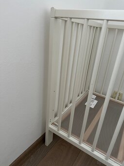 Dětská bíla postýlka 120x60 Ikea Gulliver - 4