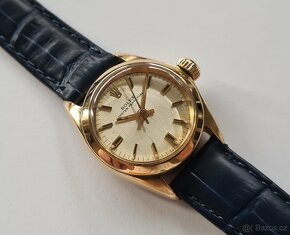 Zlaté dámské hodinky Rolex Oyster Perpetual 18K - 4