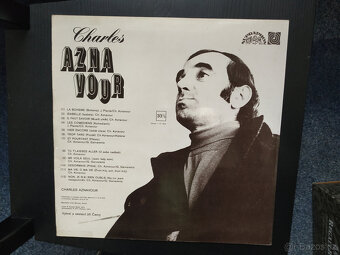 Aznavour Becaud Mathieu LP desky - 4