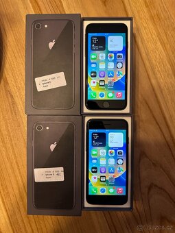 Apple iPhone 8 64GB černý + krabička, bat. 91% - 4