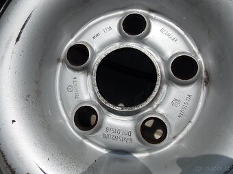 15" plech. disky VW + letní pneu 205/65 R15 - 4