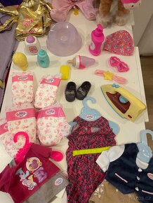Set Baby Born panenka+ kůň + doplňky vše jako nové - 4