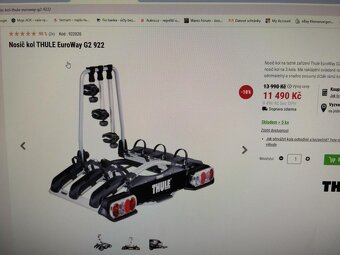 Nosič kol - Thule EW G2 - Euro Way920 - 4