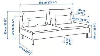 Modulární sedačka SÖDERHAMN - 4