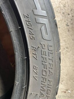 Letní pneu Orium UHP 215/45 R17 87V 6mm mám 2ks - 4