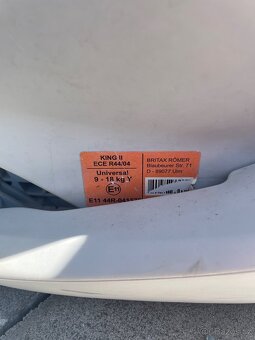 Autosedacka Britax Römer King II - 4