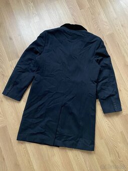 Kabát Daks London Gray Wool Coat Jacket Men - 4