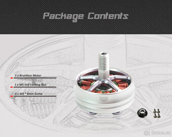 Motory AMAXinno Performante 2207 / 2306 1750/1950KV T-Bell - 4
