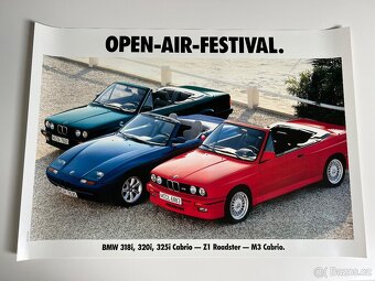 Originál BMW plakát E36 M3, E30, M1 DTM - 4