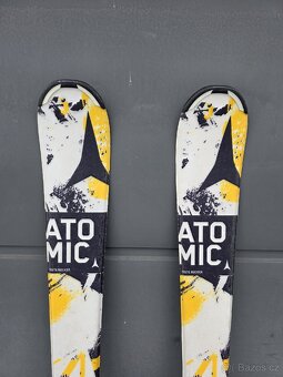 Lyže ATOMIC VANTAGE, 130 cm + lyžáky ROSSIGNOL - 4