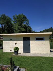 Dřevník s nářaďovnou 360 cm, dovoz ČR i SR - 4