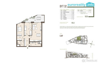 Prodej, apartmán 3+KK, 101,3 m2, balkón, Železná Ruda - 4