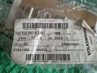 zadní nápis Škoda Octavia I (1U) "OCTAVIA" 1U0853687N - 4