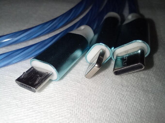 Nabíjecí kabel 3in1 (Android/Apple/Type-C) s podsvícením - 4