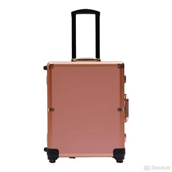 Rosegold přenosný kosmetický kufr s led světlem - 4