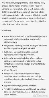 Aku tlaková myčka - 4