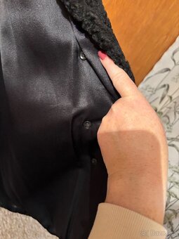 Vintage kožich z ovčí kožesiny - 4