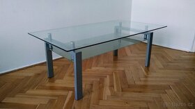 Konferenční stolek skleněný - 4