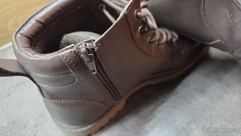 Zimní pánské kožené boty č. 46/11.5 Esmara - 4