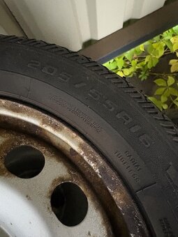 Zimní plechová sada 205/55 R16 z VW Caddy - 4