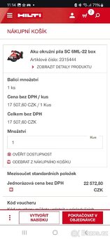 Hilti nuron SC 6ML-22 akumulátorová okružní pila na kovy - 4