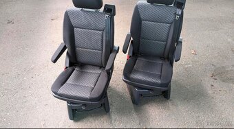 Nové sedadlo VW Multivan T5 T6 T6.1 látka Quadratic - 4