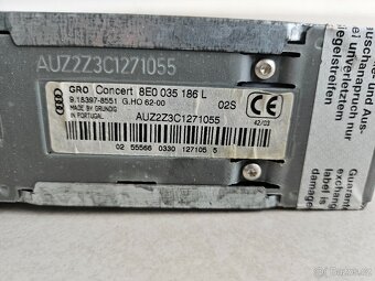 AUDI CONCERT CD AUDI A4 S4 B6 - 8E0035186L - GRUNDIG - autor - 4