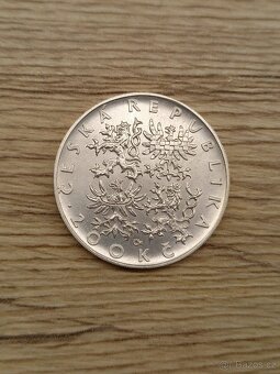 Stříbrná 200 Kč 1997 sv. Vojtěch - 4