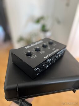 Predám set Superlux CMH8B + M-Audio M-Track Duo + pop filter - 4
