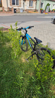 Dětské horské kolo Rockrider 500 – 24", černo-modré - 4