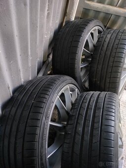 4ks alu disky orig. Ronal 5x112 R19 pneu 225/35 ZR 19 - 4