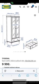 Šatní skříň Tyssedal IKEA - 4