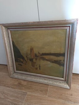Replika obrazu umělce Claude Monet, velmi zachovalá - 4