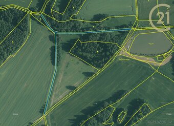 Bednáreček, zemědělské pozemky, 5 254,8 m2 - 4
