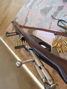 Puška Gewehr 1888 DANZIG , náboje , TORMENTACE , , řemen, p - 4