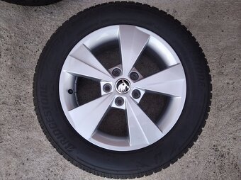 Prodám zimní sadu alu kol 16" na Škoda Octavia IV - 4