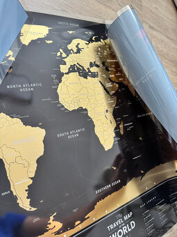 Stírací mapa světa - 4