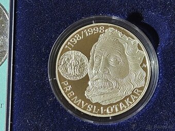 1998-200 Kč 800. výročí korunovace Přemysla I. Otakara-PROOF - 4