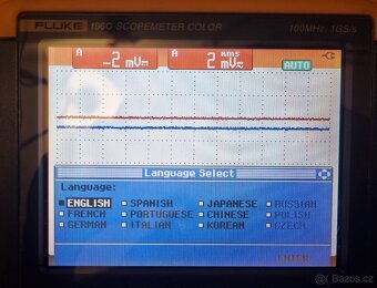 Osciloskop/Scopemeter Fluke 196C, 100MHz, 1Gs/s⭐ - 4