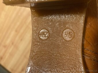 Kožené retro boty po babičce - 4